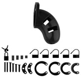 Man Cage 01 Male 3.5 Inch Black Chastity Cage - Adult Planet - Online Sex Toys Shop UK